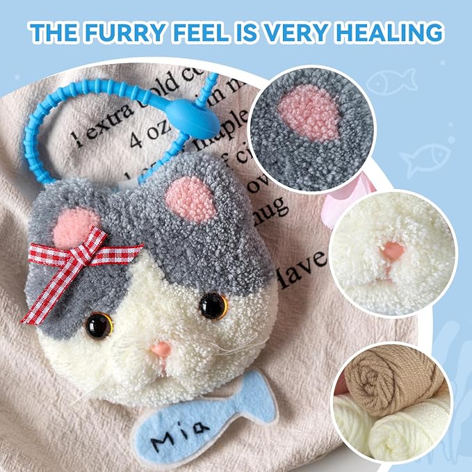 Punch Needle kit Adults for Beginners-4, Embroidery kit for Beginners, Includes - Image 9