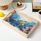 EWJRNSF Diamond Art Kits for Adults Wooden Serving Trays - Image 7