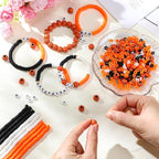 Ferreve 4200 Pcs Basketball 12 Strands Clay Beads Bracelet Making Kit, 100 - Image 3