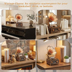 3D Wooden Puzzle Mechanical Gramophone, Wood Model Kits - Image 3
