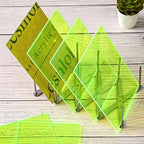Fluorescent Green Acrylic Sheets 1/8 inch Thick 3mm 2 Pack 12 x 16 Clear - Image 4