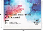 Watercolor Paper Block 9x12 Inch, Fuumuui 100% Cotton Paper Pad, 22 Sheets - Image 10
