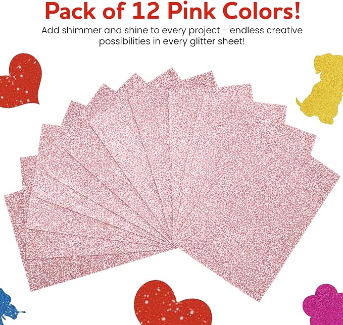 Self-Adhesive Glitter EVA Foam Sheets - Image 3