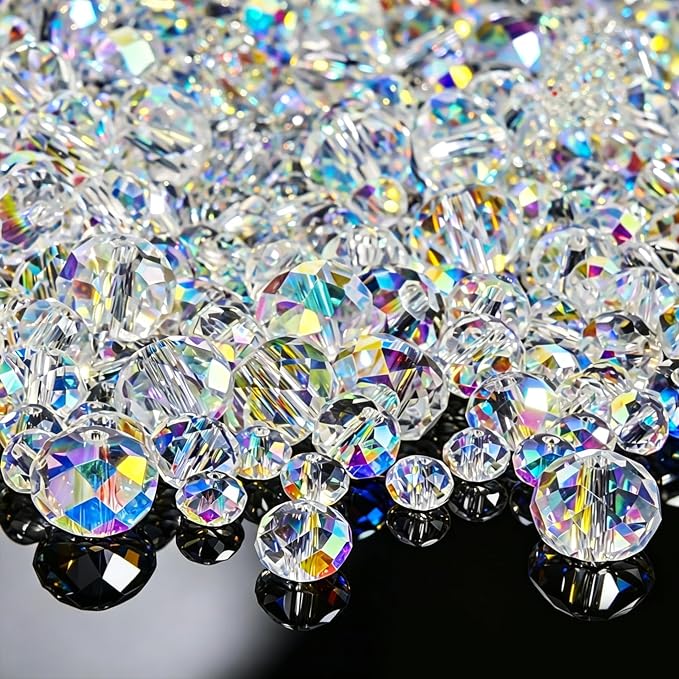 1250 PCS Beads for Jewelry Making Kit, Bracelet Making Beads Bulk Set by Flasunire