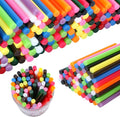 MATUFF Colored Hot Glue Sticks Mini 0.27" x 4" Most Popular 12 Colors EVA Hot by MATUFF