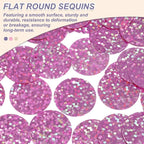 MECCANIXITY 700 Pcs Flat Round Sequins 15mm/0.6 Inch Loose Paillettes Craft - Image 3
