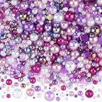 3900+ Pcs Rhinestones and Pearls Kit, 2-10mm Flatback Gems by ShowNow