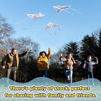 32 Pieces DIY Blank Painting Kites Bulk Kit 23.6 Inch Flying Kites - Image 6