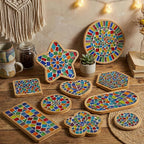10 Pcs Wooden Mosaic Bases Kits - Image 7