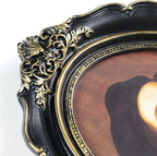 Cuspin 5x7 Vintage Picture Frames, Ornate Baroque Resin Photo Frame - Image 4