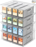 Trading Card Storage Box – Clear Large Card Organizer Holds 12000 Cards by Unknown