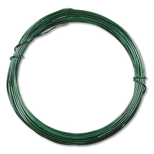 The Beadsmith Anodized Aluminum Wire – 12 Gauge – 39 feet – Kelly Green Color – - Image 3