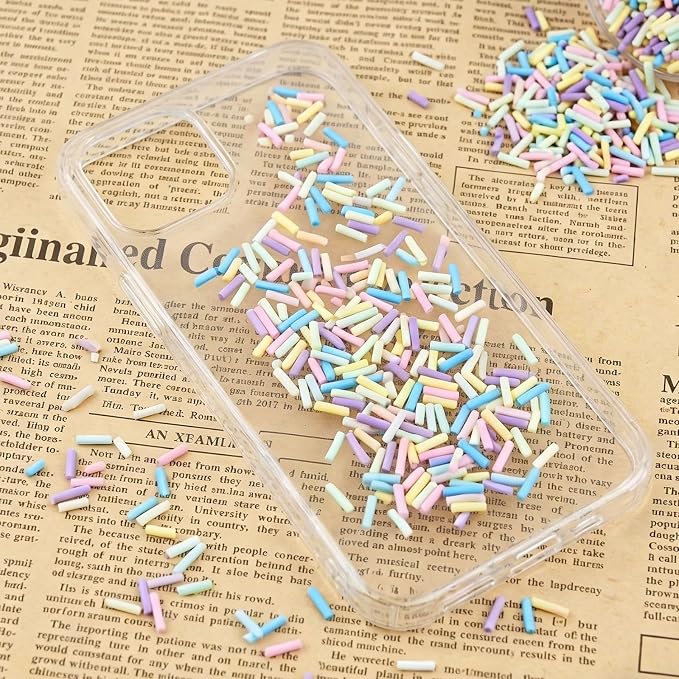 DIYASY 180g Fake Sprinkles, 6.35 oz Non-Edible Resin Sprinkles Faux Plastic - Image 6