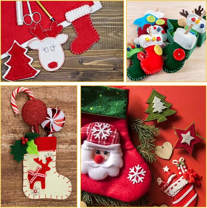 10Pcs Felt Sheets Fabric, 1mm | Polyester, - Image 3