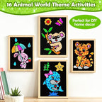 FUNNYB&G Foil Art Craft Kit for Kids 4-10 Years Old: Mess-Free & No-Glue - Image 9