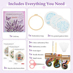 3 Sets Embroidery Kit for Beginners - Image 2