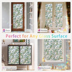 Leaf Stained Glass Window Film Static Cling - Image 7