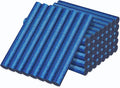 Manarty Glitter Sapphire Blue Hot Melt Glue Stick, Adhesive EVA Glue Sticks by Manarty