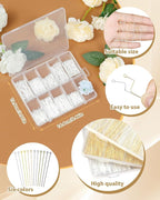 FIVEIZERO 900 PCS Eye Pins and Flat Head Pins - Image 3