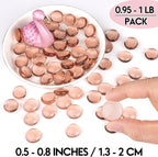 Glass Marbles, 0.97 LB Transparent and Smooth Flat Glass Beads - Image 3