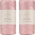Sensy Premium 2 Pack of 2mm 251 Yards Polyester Rope 100% Polypropylene Cord by SSENSY