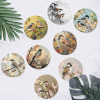 Clendo 8 PCS Bird Diamond Art Coaster Kits - Image 5