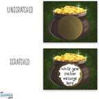 My Scratch Offs 20 Pack St. Patrick's Day Pot O' Gold Make Your Own DIY Scratch - Image 4