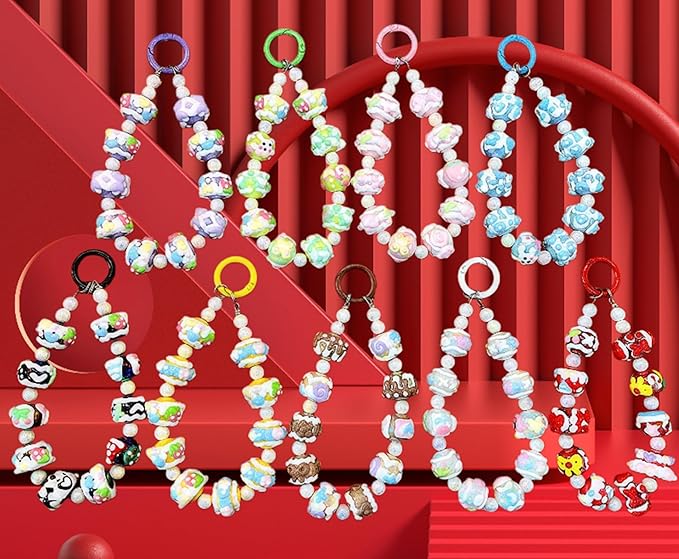 Round Carabiner Clip Bulk 48pcs 1 Inch Colorful Circle Carabiner Key Ring Clips - Image 2