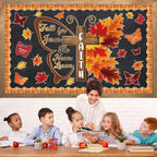 Religious Fall Bible Butterfly Bulletin Board Set Fall - Image 7
