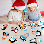 60pcs Winter Theme DIY Cutouts Penguin Bulletin Board Decoration Set Christmas - Image 6