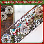 COCHIE 10 Pieces Large Christmas Unfinished Wood Crafts to Paint - Image 5