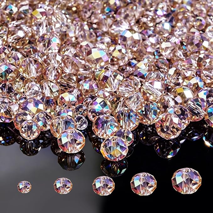 1250 PCS Beads for Jewelry Making Kit, Bracelet Making Beads Bulk Set by Flasunire