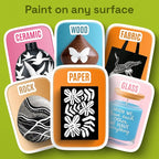 ARTISTRO 5 White Dual-Tip Acrylic Paint Markers – Paint Pens Set - Image 3