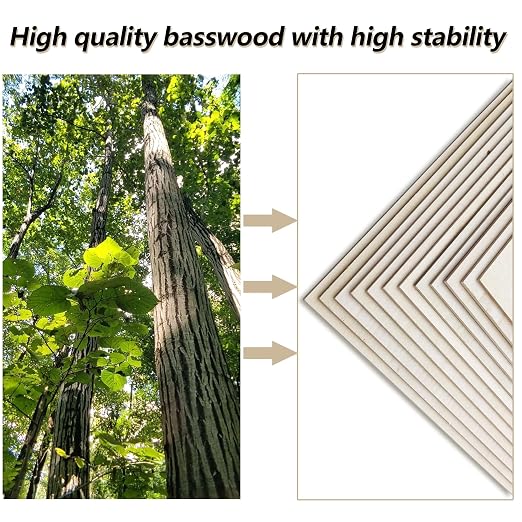 48 Pack Basswood Sheets 1/8 inch, 3mm Basswood - Image 4