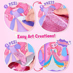JoyCat Paint with Water Coloring Books & Shimmer Art | Princess Art & Craft - Image 4