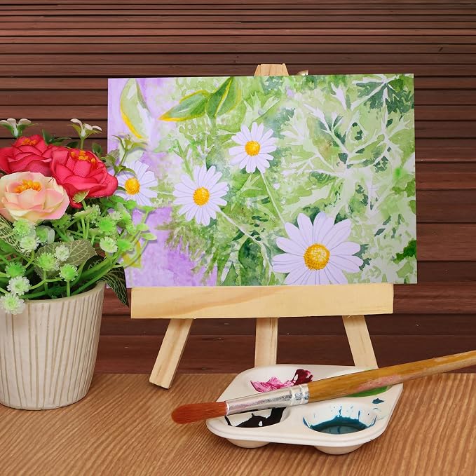 Aodaer 8 Pack Wood Panels 8 x 12 Inch Wooden Panels Canvas Unfinished Craft - Image 7