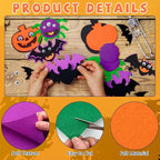 20 Pcs Halloween Felt Fabric Sheets - Image 2