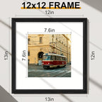 Vittanly 12x12 Picture Frames Set of 2, Ornate Vintage Photo Frame - Image 5