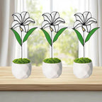 Stained Glass Flower, Stained Glass Lily - Image 6
