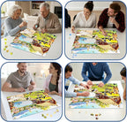 Cozy Lakeside Cottage Puzzles for Adults 1000 Pieces, Challenging Jigsaw - Image 7