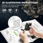 3D Puzzle for Adults Moveable LED Pirate Ship - Image 5