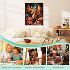 Paint by Numbers Kit for Adults, Dragon DIY Painting Kit, 16x20 Inch | Dragon - Image 7