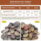 NUPICK 30lb Mexican Beach Pebbles, 2-3" Large River Rocks - Image 8