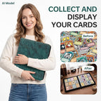 Card Binder 12 Pocket, Premium 720 Double Sided Pocket Collection Binder - Image 7