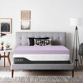 Lucid 4 Inch Lavender Memory Foam Mattress Topper, Queen Size – Essential Oil by Lucid