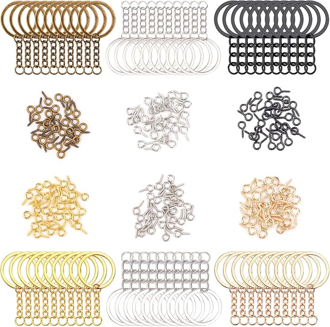 360 PCS Key Chain Rings Set: 60pcs by EOKOW