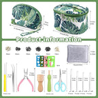 IMZAY 304 Pcs Needle Felting Kit, Wool Roving 50 Colors Set, Needle Felting - Image 2