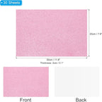 PATIKIL 30Sheets Pink EVA Glitter Foam Sheet 11.8 x 7.9 Inch 2mm Thick - Image 2