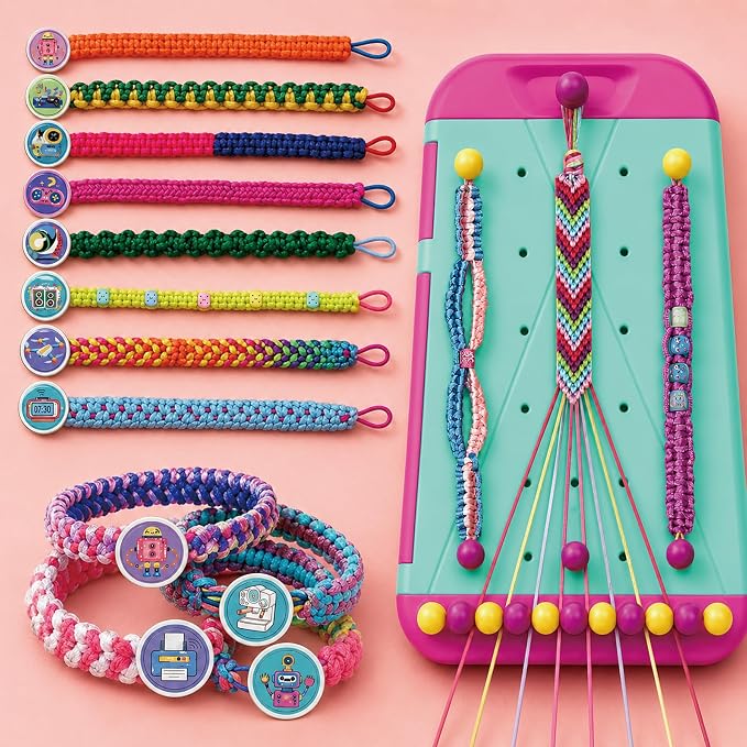 Arts and Crafts for Kids Age 8-12 Friendship Bracelet Making Kit for Girls - Image 6