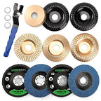14pcs Wood Carving Disc Set for 4 in 4.5 in Angle Grinder | For Quick Rough - Image 8